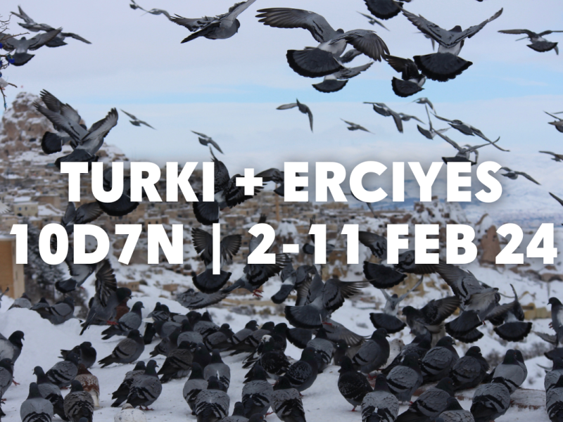 Turki 10D7N | 2-11 FEB | PETUALANGAN MUSIM DINGIN BONUS ERCIYES | By EY